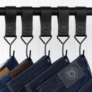 Brute Strength - Multifunctional Hook with Leather Loop - Cognac - 2 pieces - Coat Hook - Camping Hook - Leather - Hanging Hooks - Towel Hooks
