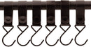 Brute Strength - Multifunctional Hook with Leather Loop - Cognac - 2 pieces - Coat Hook - Camping Hook - Leather - Hanging Hooks - Towel Hooks