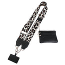 Phone Strap with Zippered Pouch, 2024 New Clip and Go Strap for Phone with Wallet Crossbody, Cross Body Phone String with Zipper Wallet Pouch, Adjustable Phone Strap Crossbody One Size E-4