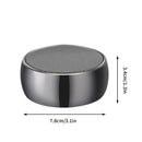 BS02 Bluetooth Smart Speaker, Outdoor Portable Mini Boombox With Bass, Card Slot, And Sound Amplification Black