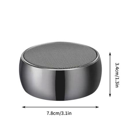 BS02 Bluetooth Smart Speaker, Outdoor Portable Mini Boombox With Bass, Card Slot, And Sound Amplification Black
