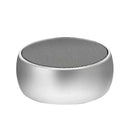 BS02 Bluetooth Smart Speaker, Outdoor Portable Mini Boombox With Bass, Card Slot, And Sound Amplification Silver