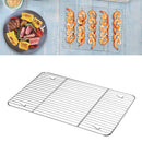 1Pack Kitchen Baking Rack,QZS Small Cooking Rack,Nonstick Wire Grill Net,Stainless Steel Roasting Grid Frame,Oven & Dishwasher Safe,for Picnic Camping Dinning and Outdoors 8"x 6 9"×7"×0.6"