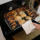 1Pack Kitchen Baking Rack,QZS Small Cooking Rack,Nonstick Wire Grill Net,Stainless Steel Roasting Grid Frame,Oven & Dishwasher Safe,for Picnic Camping Dinning and Outdoors 8"x 6 11"×9"×0.6"