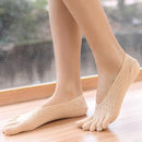 Orthopedic Toe Compression Socks,6 Pairs Multi-color Anti Bunions Health Socks,Breathable Toe Separator Socks for Women,Men(Beige/Black/White)