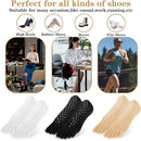 Orthopedic Toe Compression Socks,6 Pairs Multi-color Anti Bunions Health Socks,Breathable Toe Separator Socks for Women,Men(Beige/Black/White)