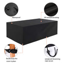 Rectangular Patio Table Cover Heavy Duty Waterproof Outdoor Furniture Set Cover 90" x 60" x 27"