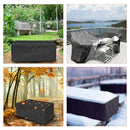 Rectangular Patio Table Cover Heavy Duty Waterproof Outdoor Furniture Set Cover 98" x 98" x 35"