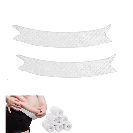 Durable Tummy Liners,Pack of 6 Portable Belly Pads,Durable Under Belly Sweat Liners for Indoor,White Tummy Band for Indoor and Outdoor White