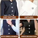 Rhinestone Button Cover Tutuviw 5 Pcs Golden Crystal Cover for Women Blouses Detachable Shirt Clips Buttons Crystal Fancy Buttons for Dress Suit Jeans Clothing DIY Holiday Decoration Embellishments Silver