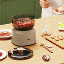Food Processor, 350ML Electric Food Chopper with Stainless Steel Blade and USB Rechargeable, Mini Chopper, Garlic Chopper, Vegetable Masher, for Onions Meat Spices Coffee