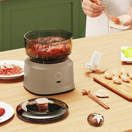 Food Processor, 350ML Electric Food Chopper with Stainless Steel Blade and USB Rechargeable, Mini Chopper, Garlic Chopper, Vegetable Masher, for Onions Meat Spices White