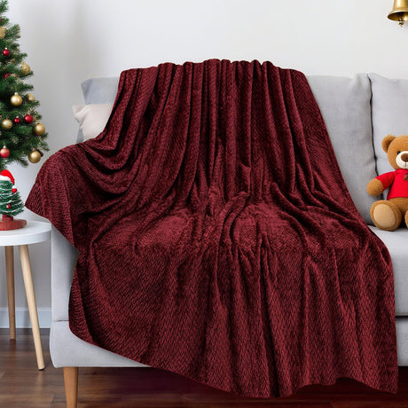 Christmas Solid Color Blanket, 59x39