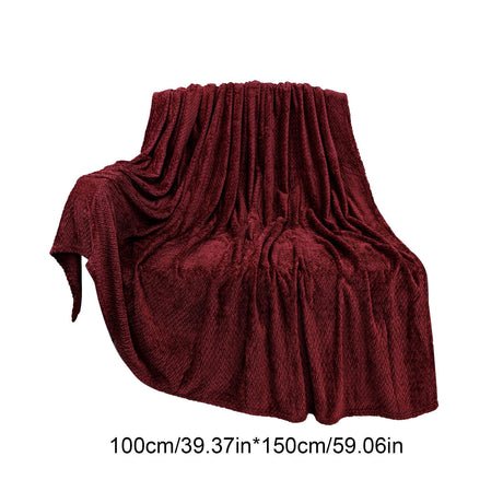 Christmas Solid Color Blanket, 59x39