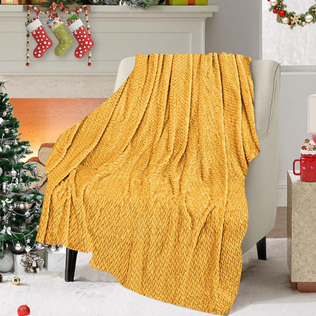 Christmas Solid Color Blanket, 59x39