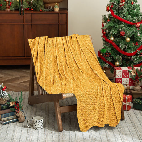 Christmas Solid Color Blanket, 59x39