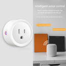 Smart Plug, WiFi Smart Plugs, Smart Outlet Timer with APP Remote Control, 2.4GHz Wi-Fi Only,Voice Control, No Hub Required, Timer and Schedule Function White