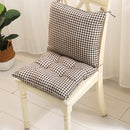High Back Chair Cushions with Ties, 15.7" Indoor Outdoor Rocking Patio Chair Cushions, Non-skid No-Slip Onepiece Dining Chair Pad for Kitchen Dining Room Living Room Brown