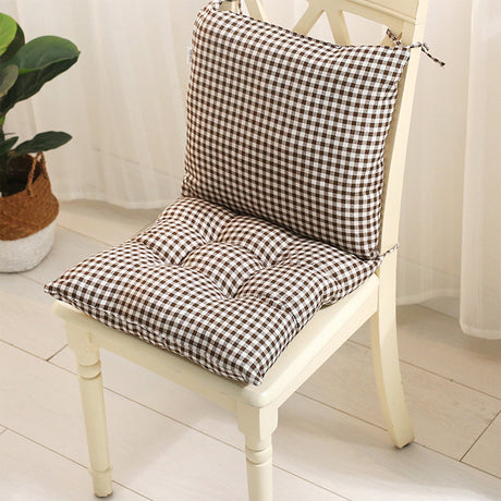 High Back Chair Cushions with Ties, 15.7