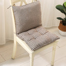 High Back Chair Cushions with Ties, 15.7" Indoor Outdoor Rocking Patio Chair Cushions, Non-skid No-Slip Onepiece Dining Chair Pad for Kitchen Dining Room Living Room Brown