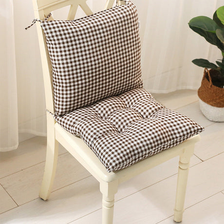 High Back Chair Cushions with Ties, 15.7