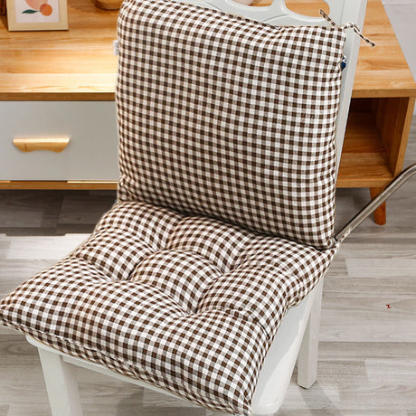 High Back Chair Cushions with Ties, 15.7