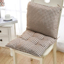 High Back Chair Cushions with Ties, 15.7" Indoor Outdoor Rocking Patio Chair Cushions, Non-skid No-Slip Onepiece Dining Chair Pad for Kitchen Dining Room Living Room Brown