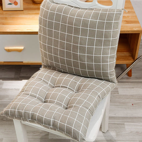 High Back Chair Cushions with Ties, 15.7