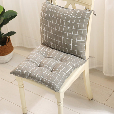 High Back Chair Cushions with Ties, 15.7