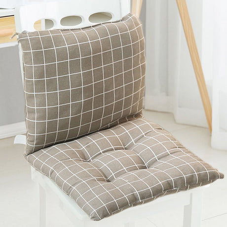 High Back Chair Cushions with Ties, 15.7