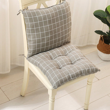 High Back Chair Cushions with Ties, 15.7