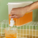 Beverage Drink Dispenser for Fridge, Plastic Beverage Dispenser with Spigot, Juice Container Sealed, Cold Hot Drink Jug for Christmas Party Supplies, Outdoor Camping Tools Clear