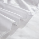 Kdkad Bed Sheets, Pure Linen Sheets, Breathable and Serviceable Line King Size Sheets, Anti-Tear Line Bed Sheets, Machine Washable, Deep Pocket 91×87 in White