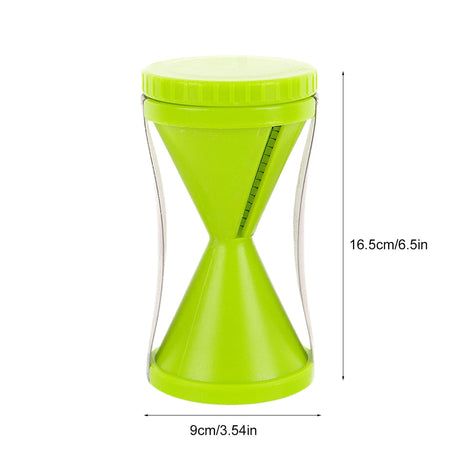 Darzheoy Spiralizer, Stainless Steel Vegetable Cutter for Large or Small Veggie Spaghetti Zucchini Carrot Pasta Noodle Maker Green
