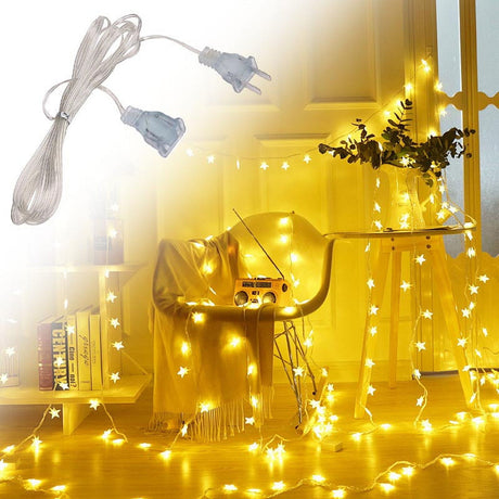 Darzheoy Clear Extension Cord, 10 Feet Male to Female Extension Cords, Clear Extension Cord Indoor Thin, 2 Prong Indoor Cord Extension White