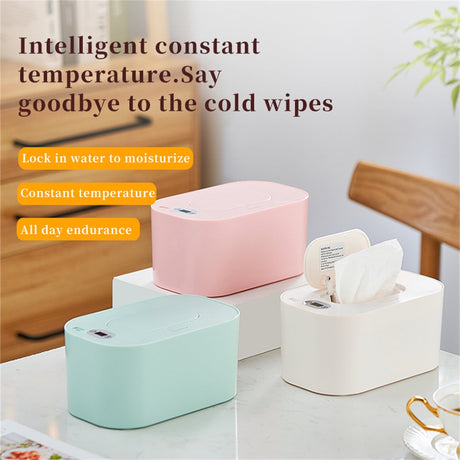 Darzheoy Baby Wipe Warmer Baby Wipe Heater Large Capacity Smart Wipe Warmer, Adjustable Temperature D