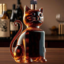 Darzheoy Wolf Whiskey Bottle, Funny Wolf Whiskey Bottle, 3D Wolf Shape Glass, Wine Decanter for Men Dad, Home Bar Dachshund Lover Decor G