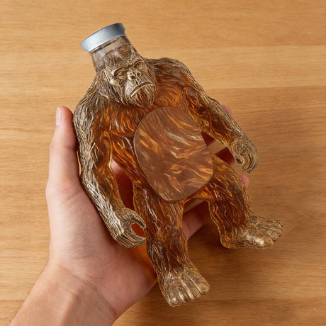 Darzheoy Wolf Whiskey Bottle, Funny Wolf Whiskey Bottle, 3D Wolf Shape Glass, Wine Decanter for Men Dad, Home Bar Dachshund Lover Decor P
