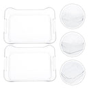 HOOWIFFY Clear Pet Fridge Organizers, Odorless and , Perfect for Vegetables and More, 2Pcs