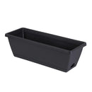 Chmadoxn Plastic Vegetable Containers- Balcony Flower Planter, Suitable for Home Gardening Vegetable Growing Containers 5.91" x 19.69" Gray