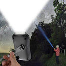 Chmadoxn Crank Flashlight, Emergency Rechargeable LED Flashlight, Portable Camping Light, Self Powered Rechargeable Flashlight for Outdoor Mountaineering Backpack Hiking As Show white