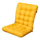 Chmadoxn 31.5 x 15.7 inches Outdoor High Back Chair Cushions Rocking Chair Cushions Replacement 49.2×17.7 in Yellow