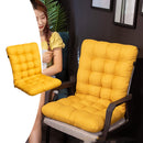 Chmadoxn 31.5 x 15.7 inches Outdoor High Back Chair Cushions Rocking Chair Cushions Replacement 49.2×17.7 in Yellow