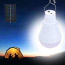Kdkad Solar Lamp Portable LED Light Bulb, Solar Panel, Powered Rechargeable Lantern Lights Lamps for Pet House Shed Barn Indoor Outdoor Emergency Hiking Tent Reading CamNight Light