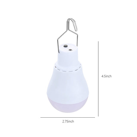 Kdkad Solar Lamp Portable LED Light Bulb, Solar Panel, Powered Rechargeable Lantern Lights Lamps for Pet House Shed Barn Indoor Outdoor Emergency Hiking Tent Reading CamNight Light