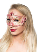Edwardian Red Adults Masquerade Mask