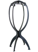 Collapsible Black 36cm Tall Wig Stand