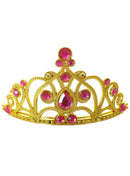 Jewelled Pink and Gold Girls Princess Tiara