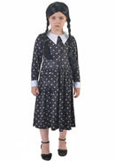 Wednesday Addams Girls Halloween Costume and Bag
