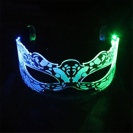 Light Up Glasses For Parties Led Glasses For Kids Adult Masquerade Mask Cosplay Costume,Rave Accessories,Gifts 2pcs